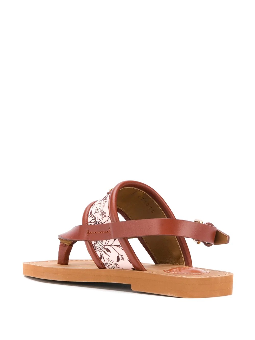 floral-detail sandals - 3