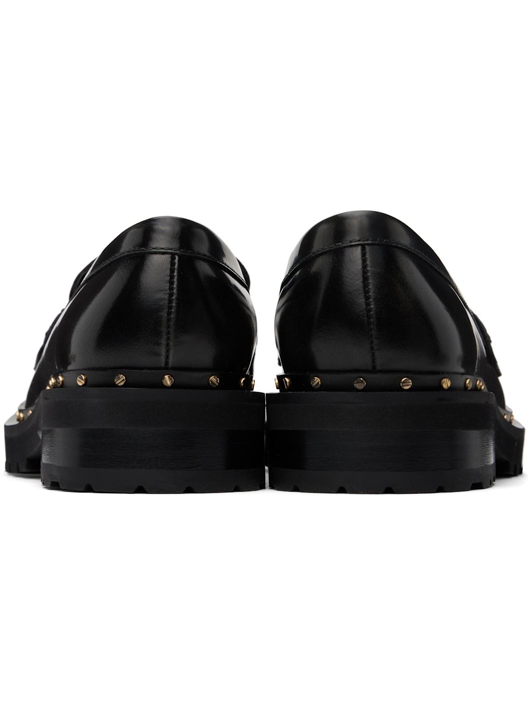 Black Chunky Loafers - 2