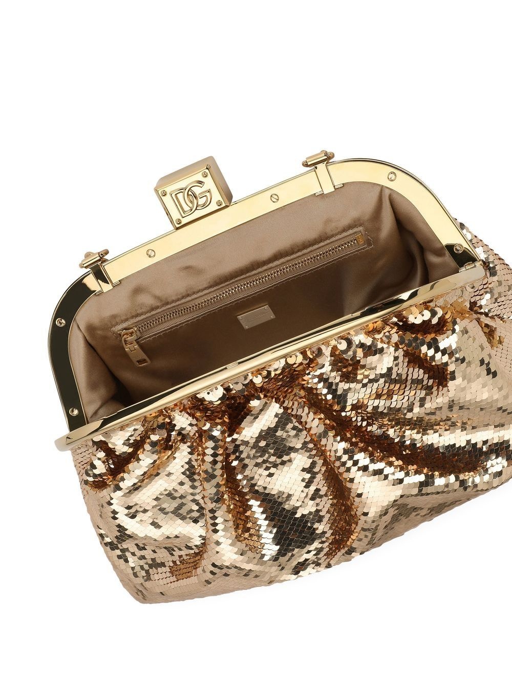 sequin-embellished clutch bag - 5