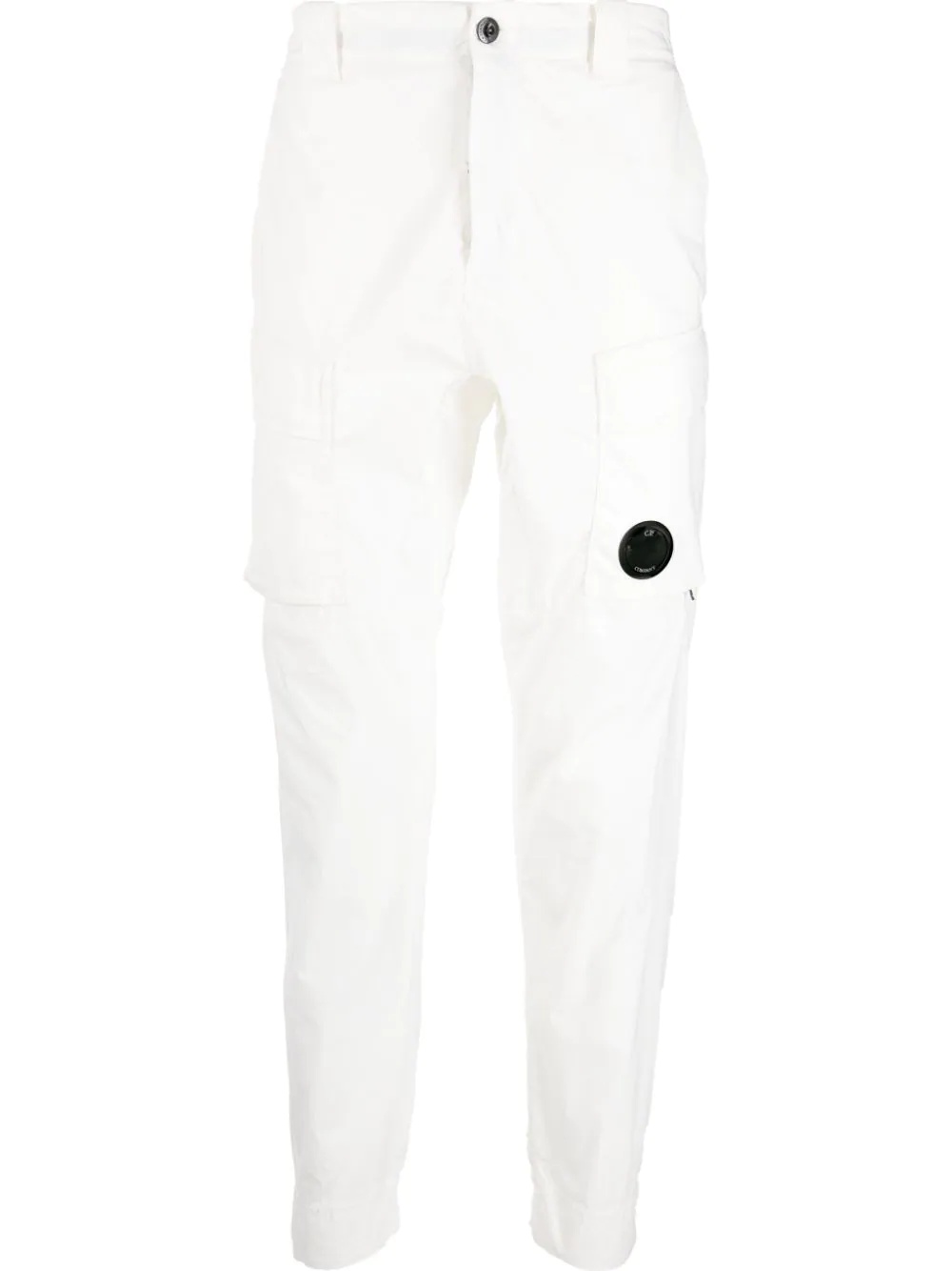 Lens-embellished tapered trousers - 1