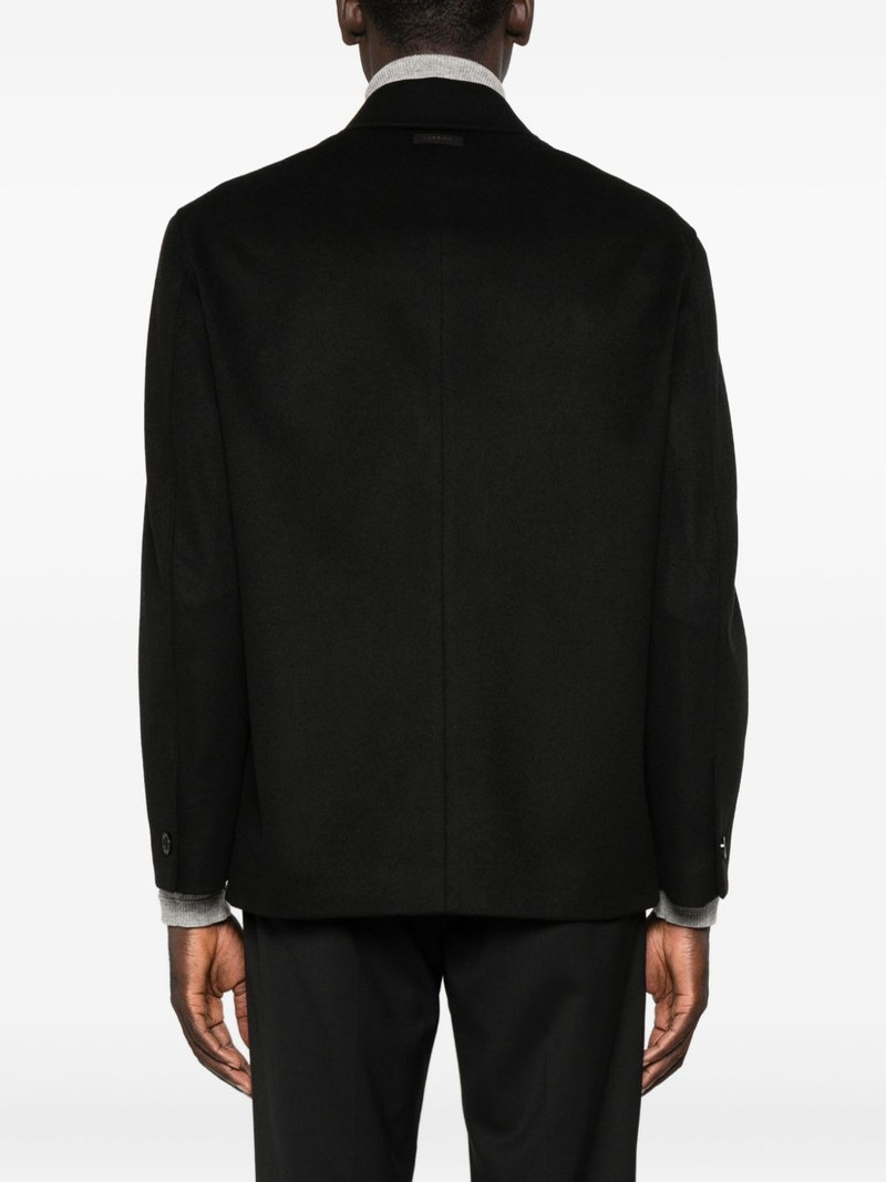 patch-pocket collared coat 4