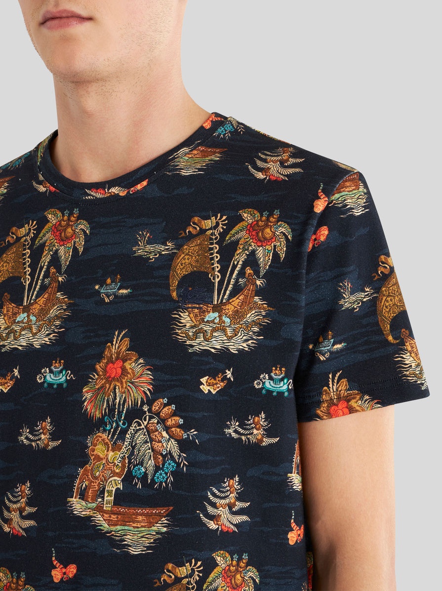 FIGURATIVE PATTERN T-SHIRT - 3