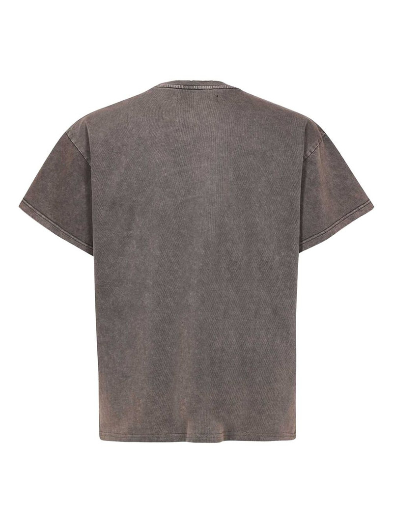 WHO DECIDES WAR embroidered-shock-waves T-shirt outlook