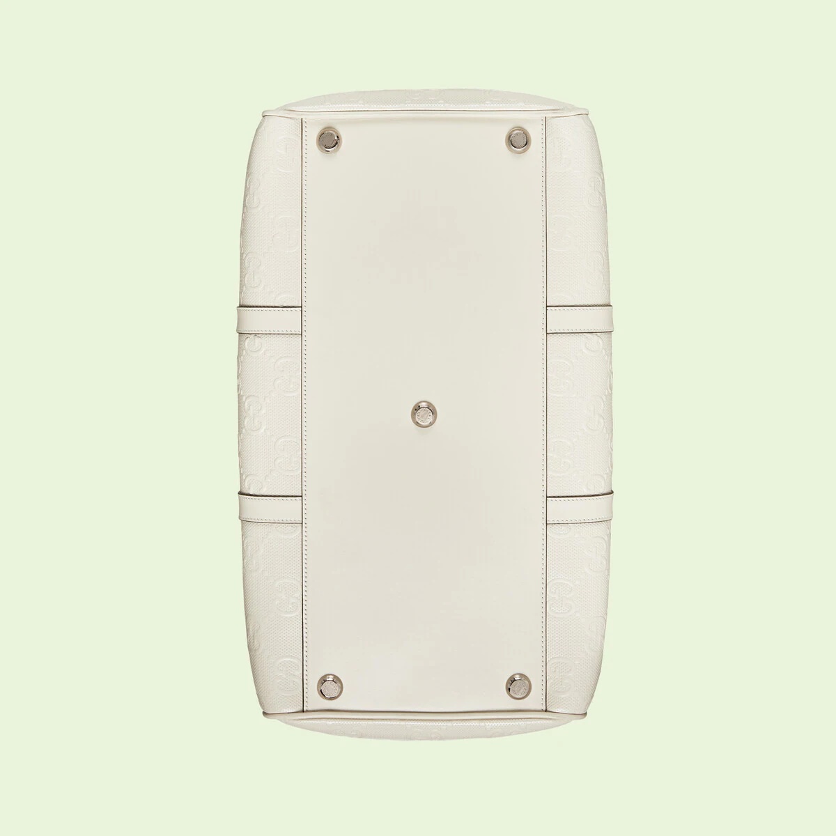GG embossed duffle bag - 8