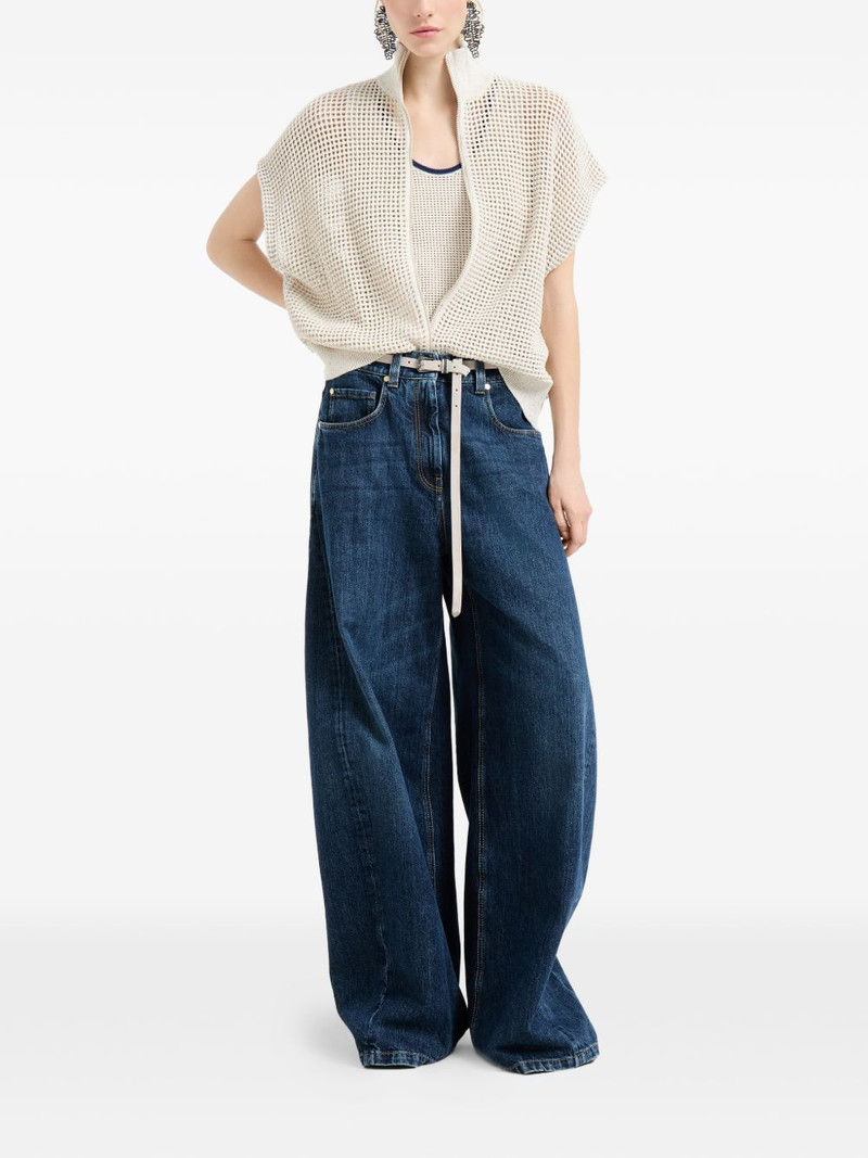 Brunello Cucinelli zip cardigan outlook