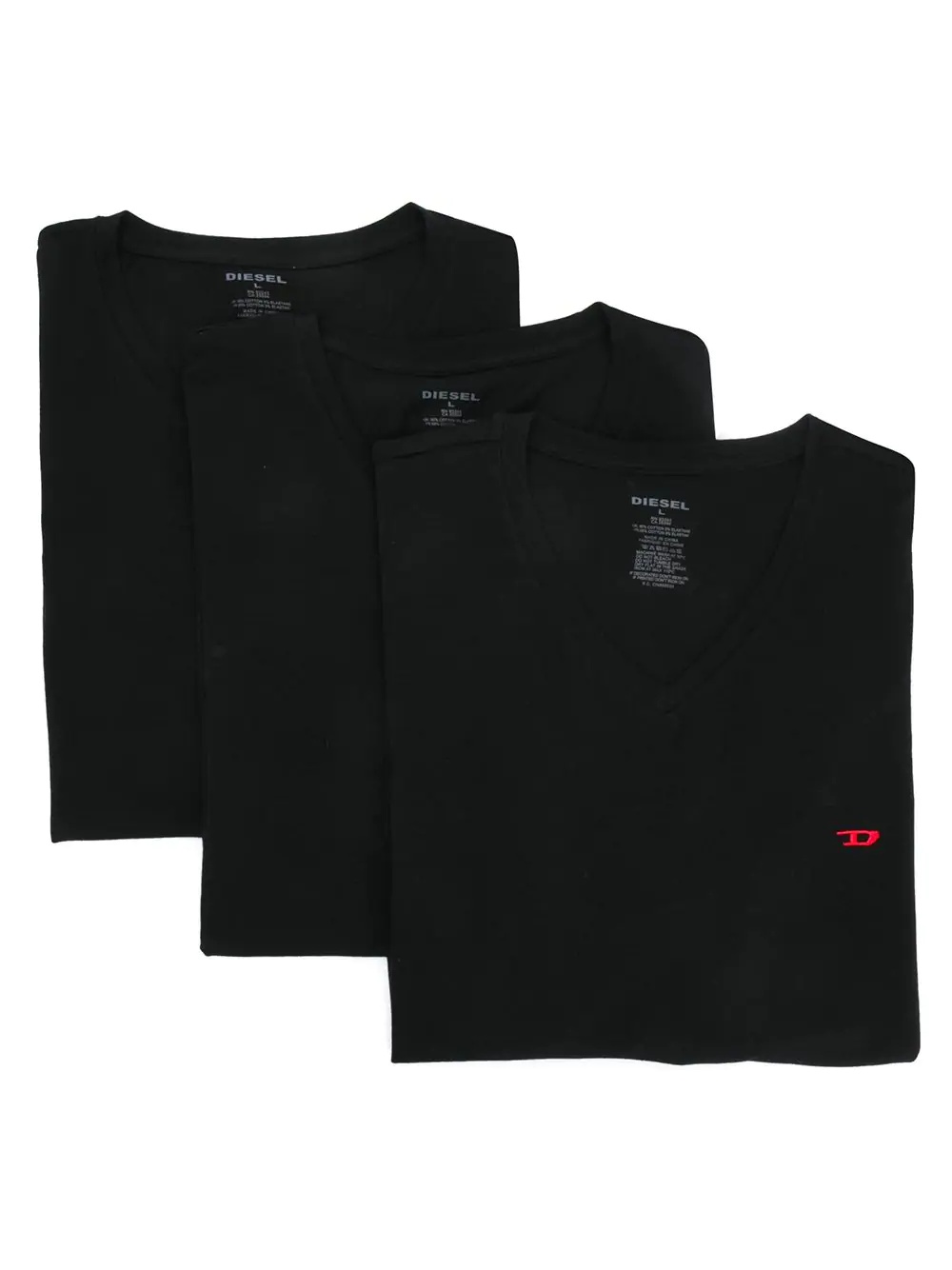 embroidered logo T-shirt - 3 pack - 1