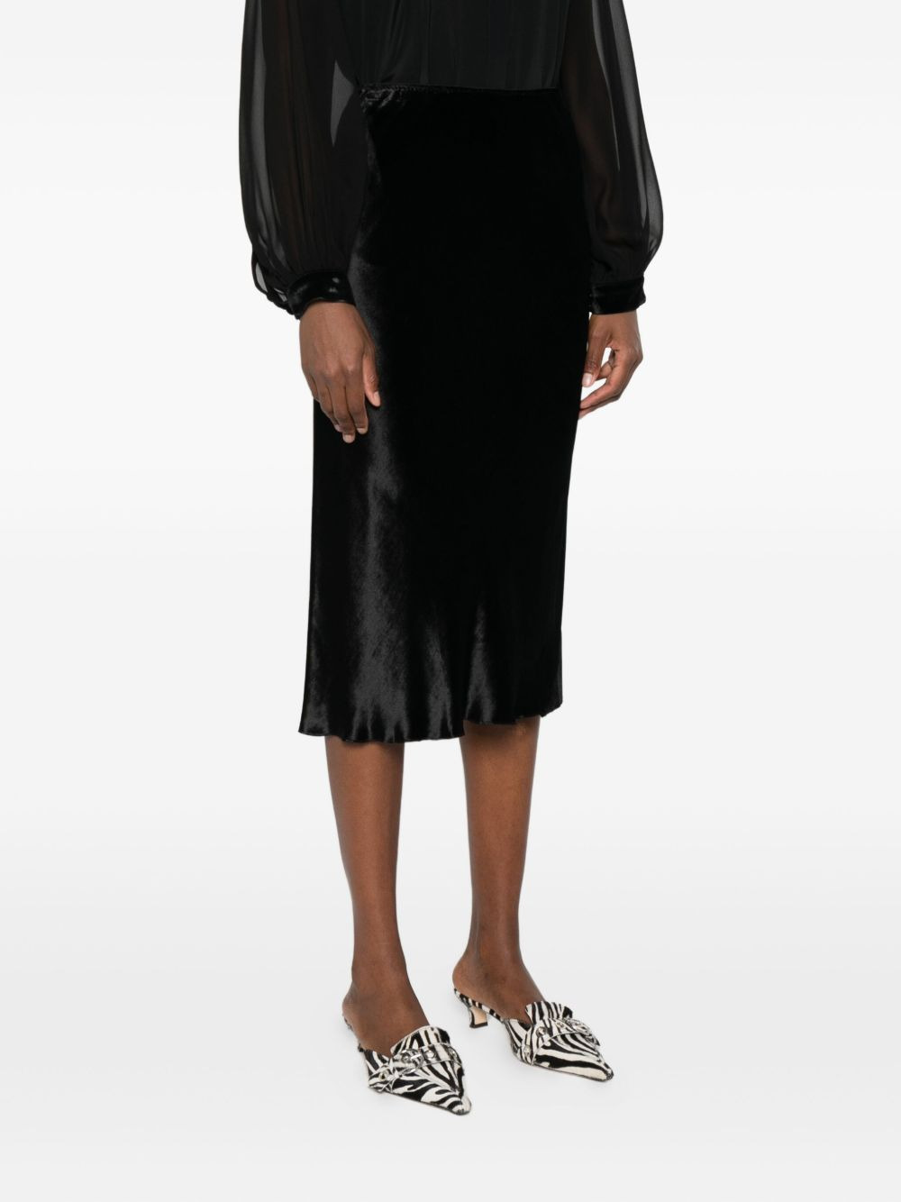 bias-cut midi skirt - 3