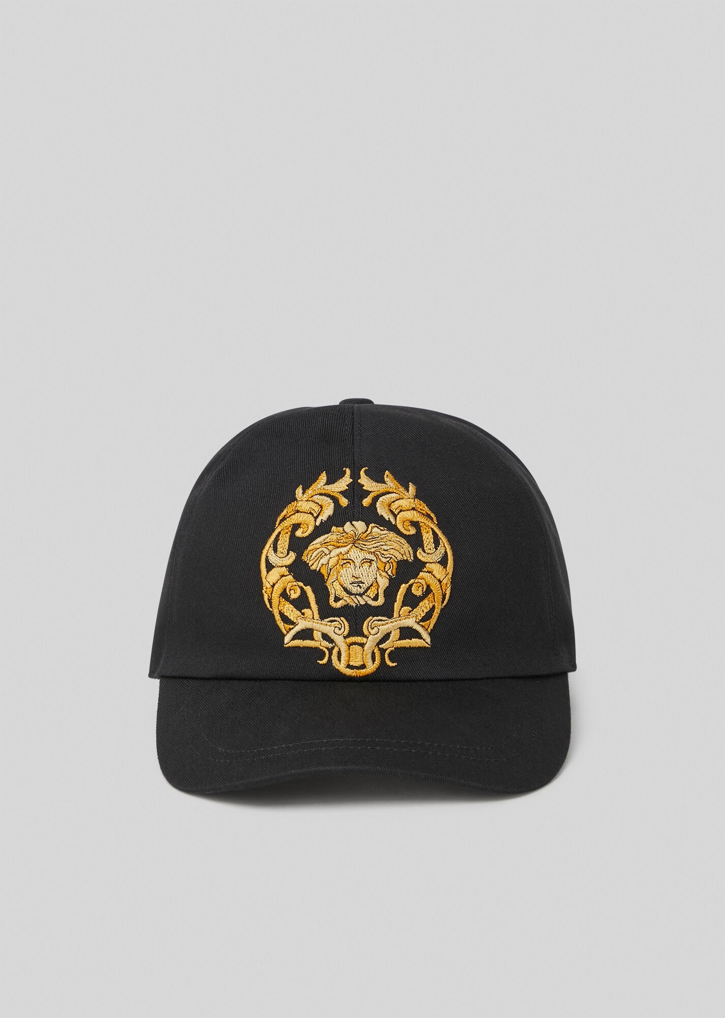 Medusa Crest Embroidered Cap - 1