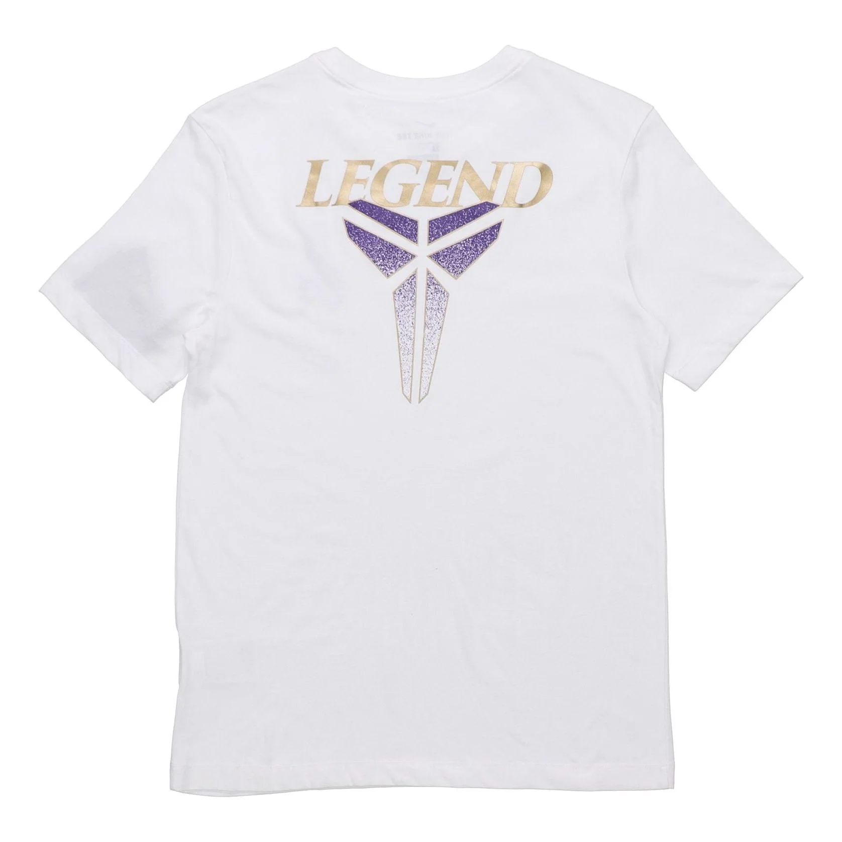 Men's Nike Kobe Quick Dry Sports Short Sleeve White T-Shirt CV1043-100 - 1