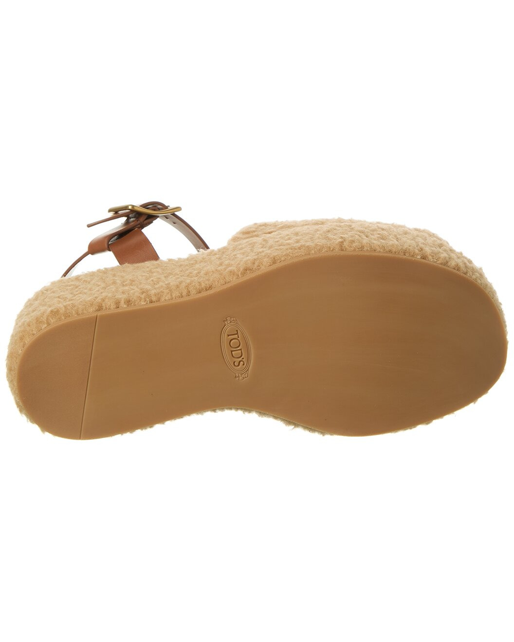 TOD’s Shearling & Leather Platform Sandal - 4