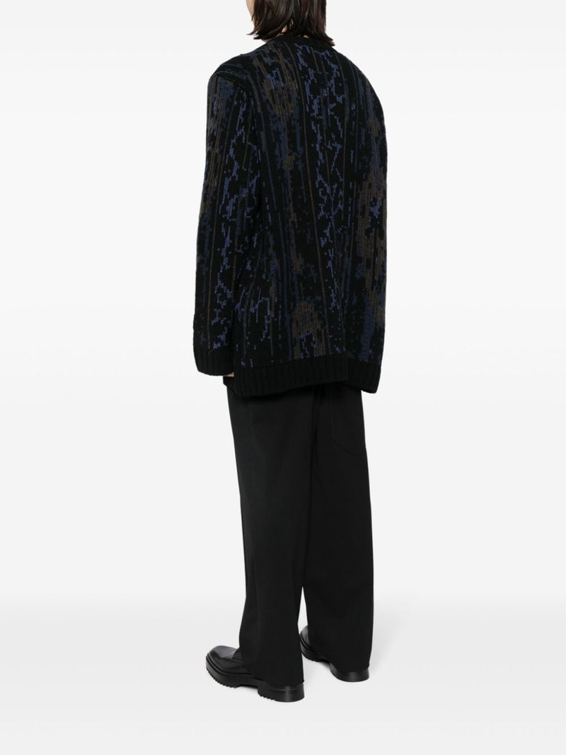 contrasting-trim wool-blend jumper 4