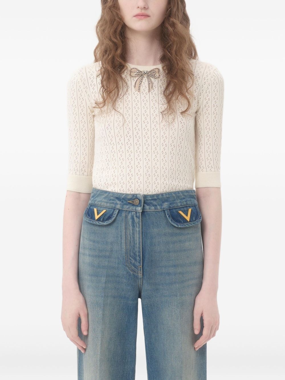 EMBROIDERED COTTON TOP - 3