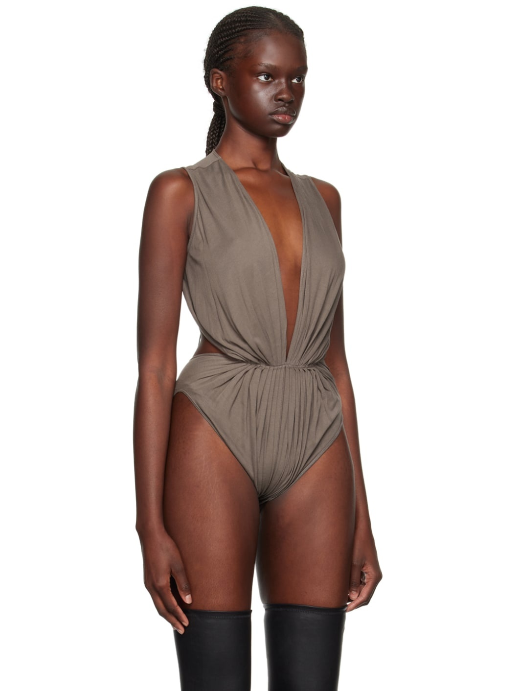 Gray Gia Bodysuit - 4