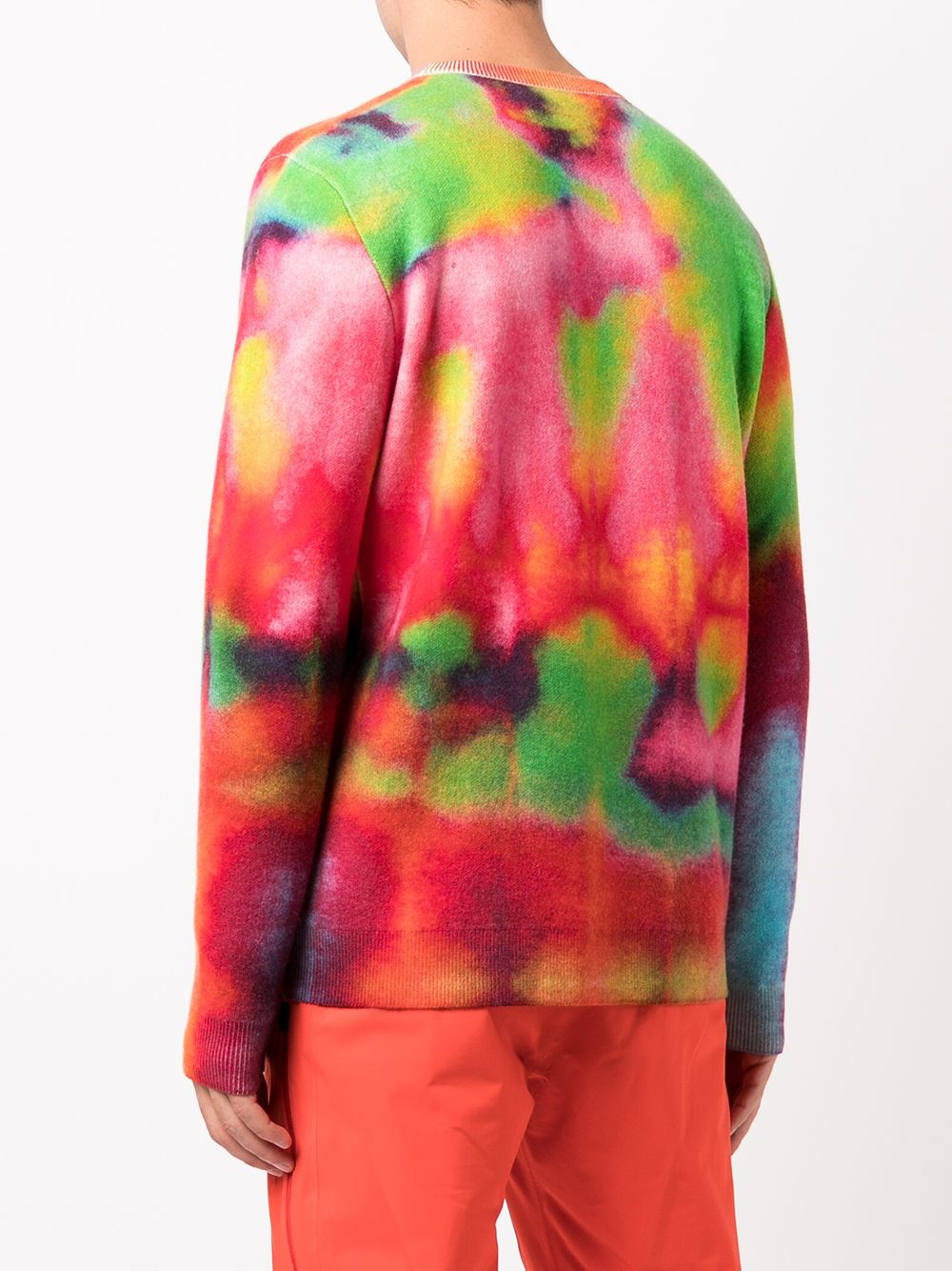 tie-dye pattern sweater - 4