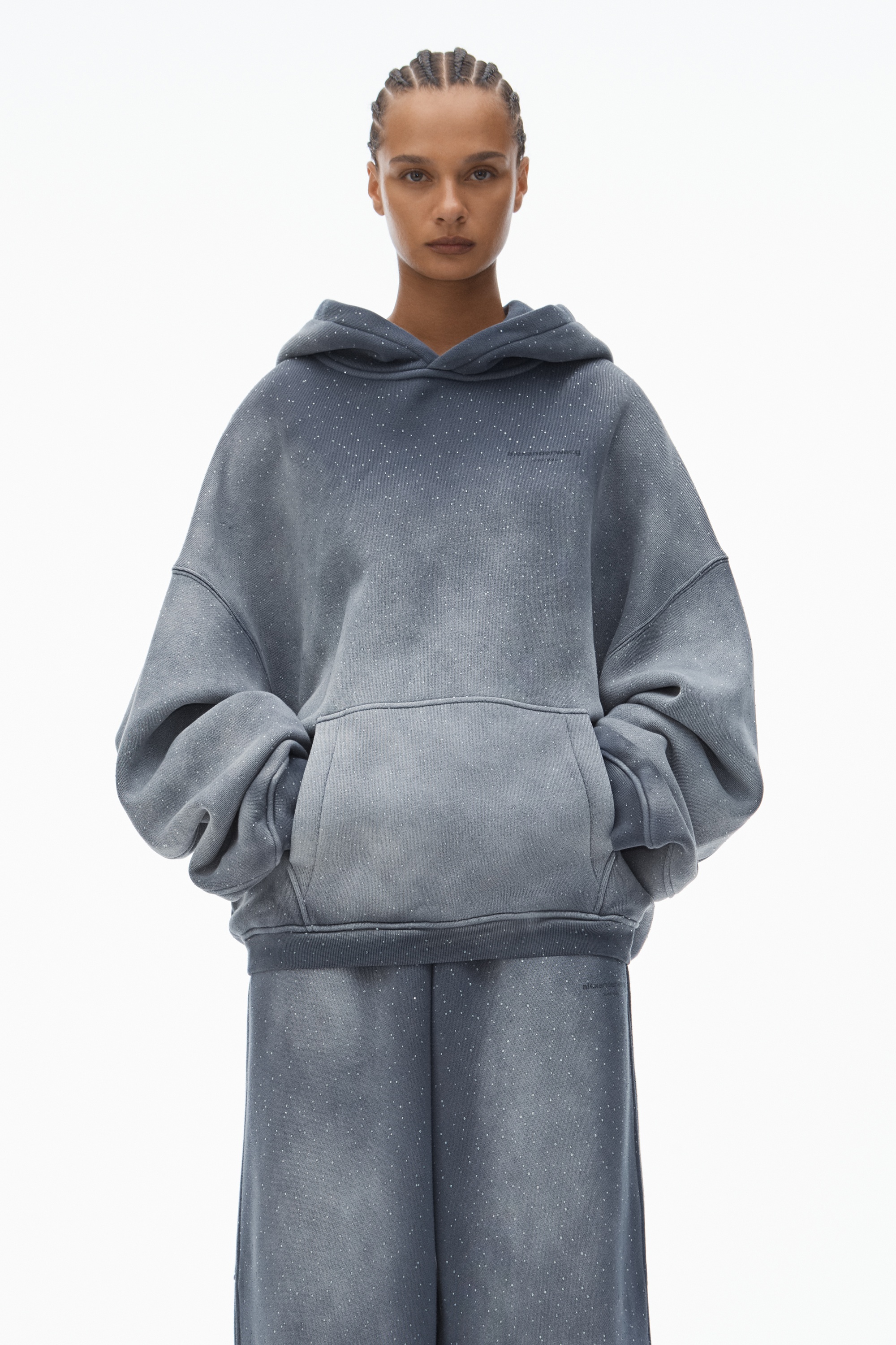 Unisex Crystal Hotfix Hoodie - 2