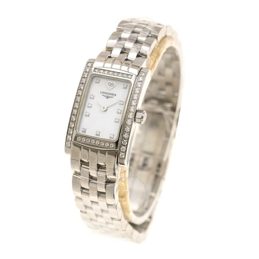 Longines Dolce Vita Quartz Diamond White Dial Ladies Watch L5.158.0.87.6 - 4