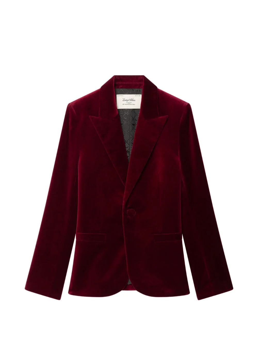 Vavy velvet blazer - 1