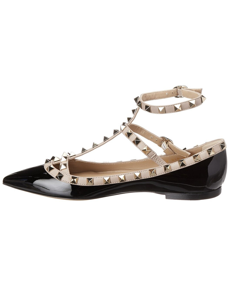 Valentino Valentino Rockstud Caged Leather Flat outlook