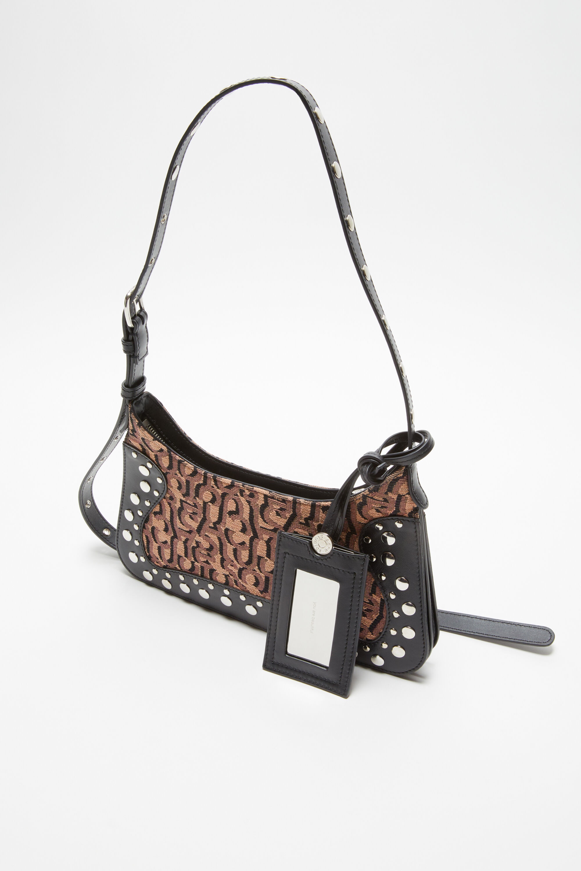 Monogram Platt mini shoulder bag - Pink/black - 4
