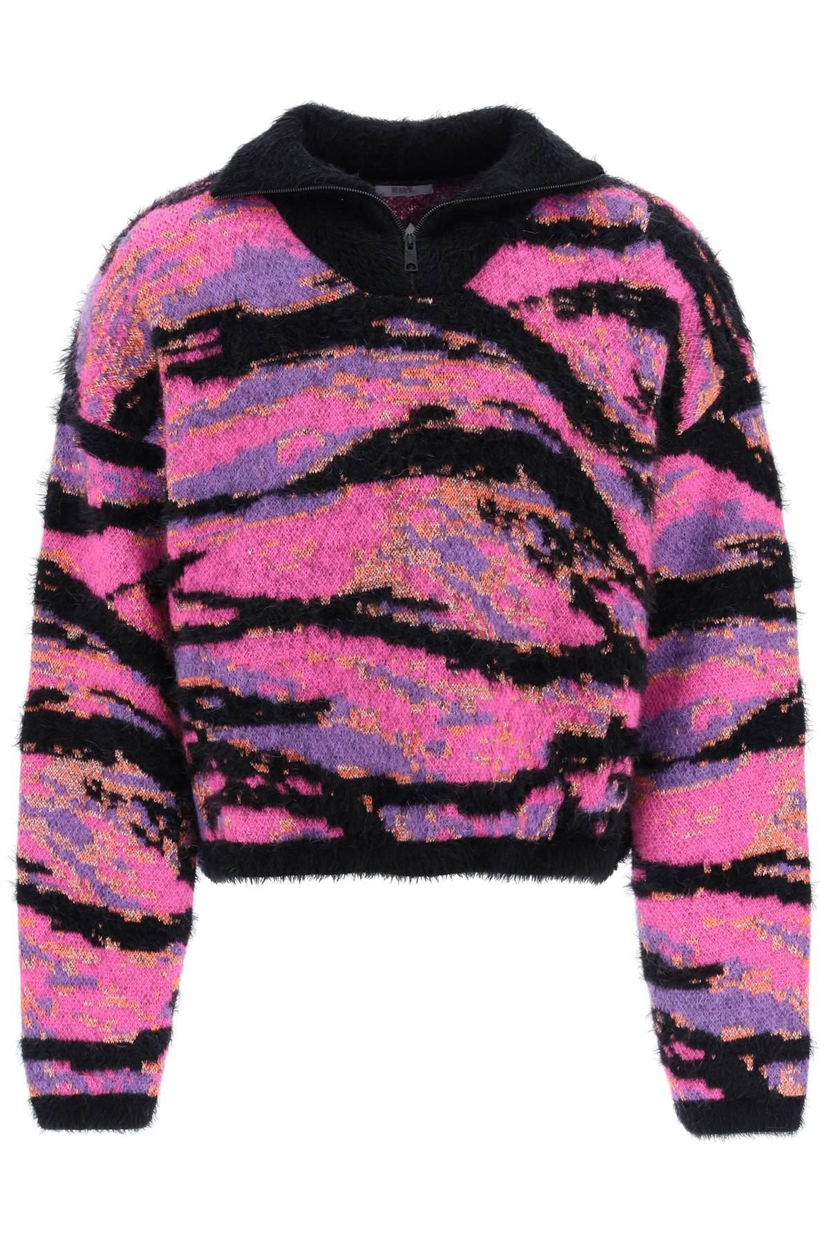 Erl Jacquard Turtleneck Sweater - 1