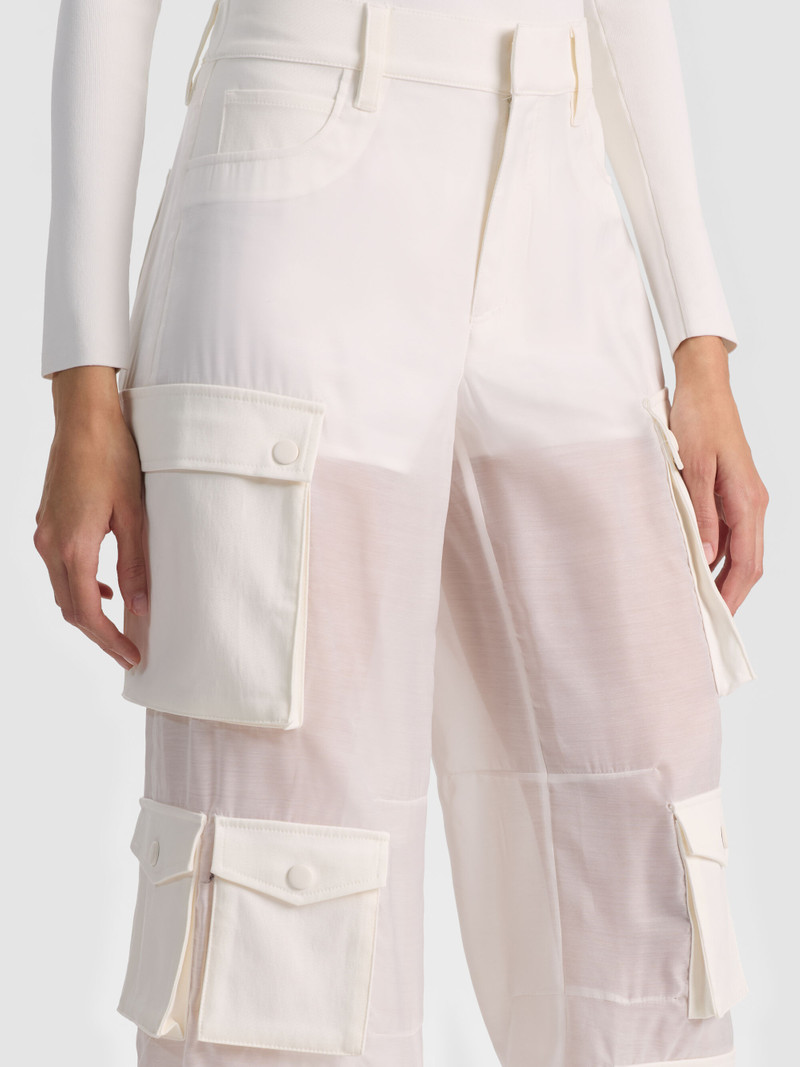 OLYMPIA SHEER COMBO CARGO PANT 5