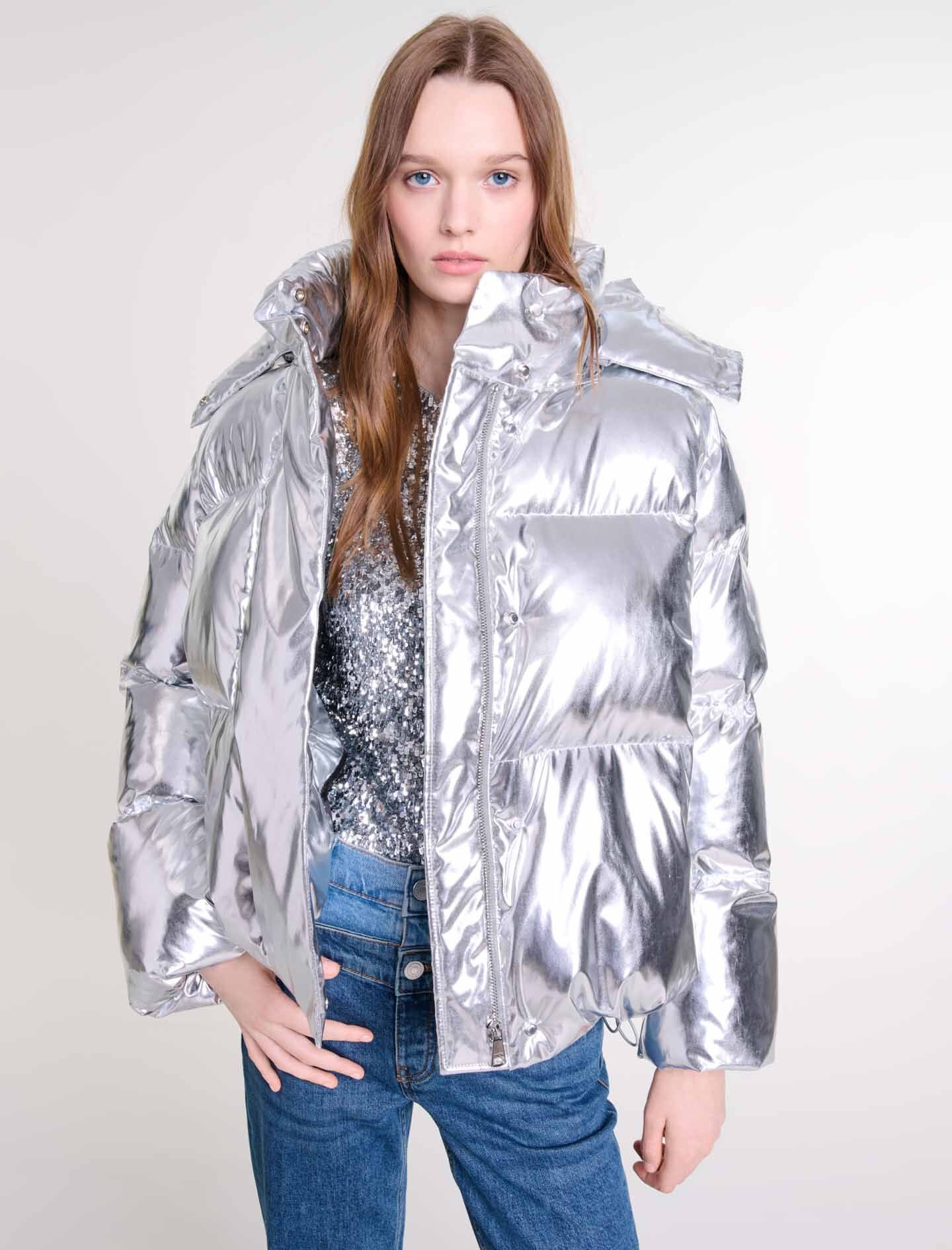 Silver hooded jacket - 5