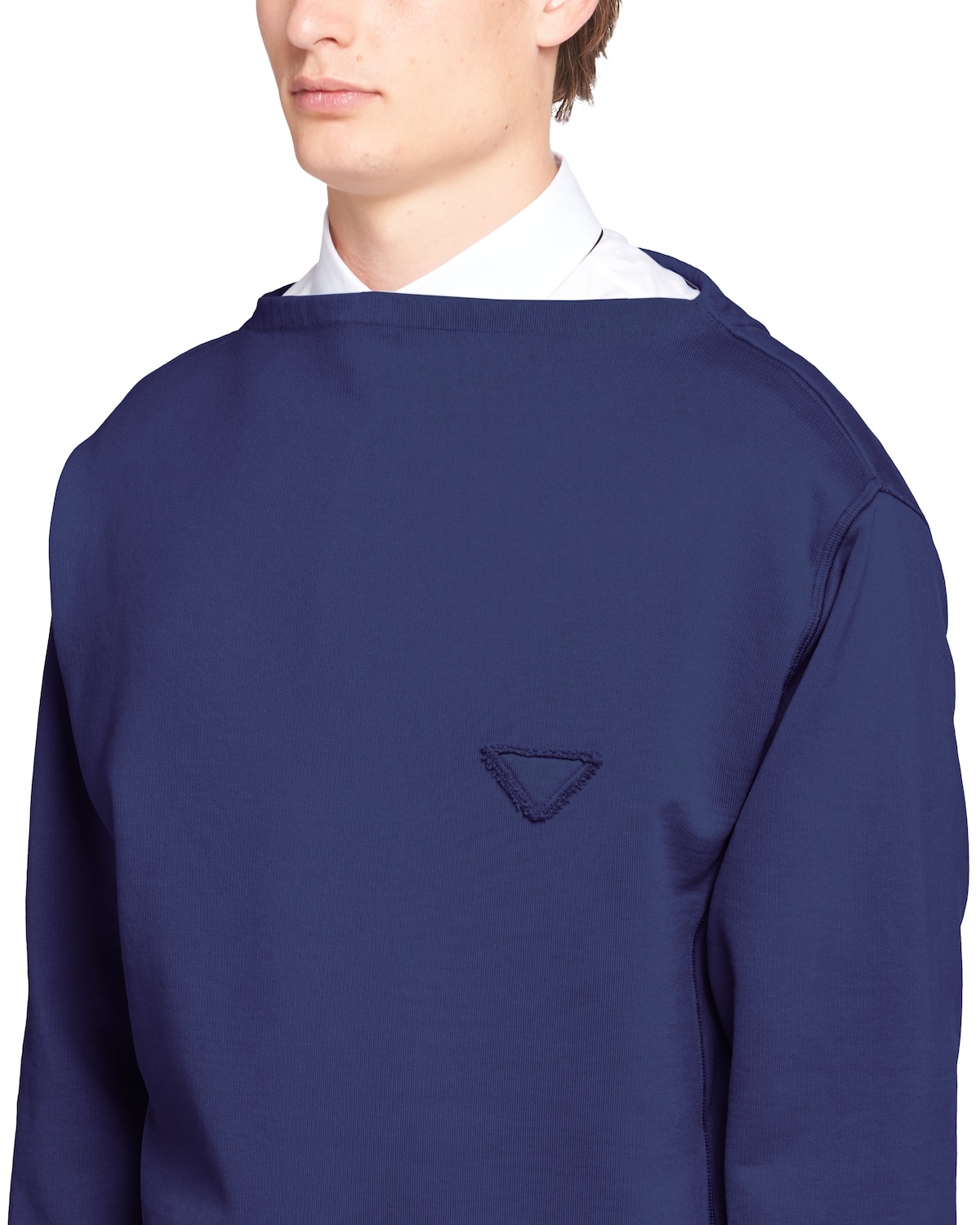 Garment-dyed cotton fleece sweatshirt - 5