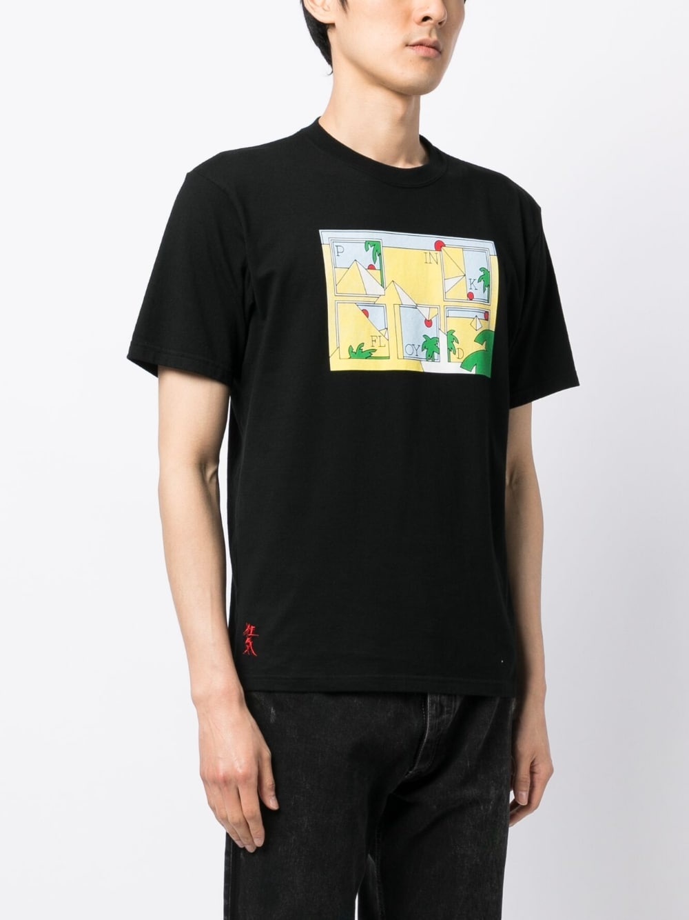 slogan-print cotton T-shirt - 3