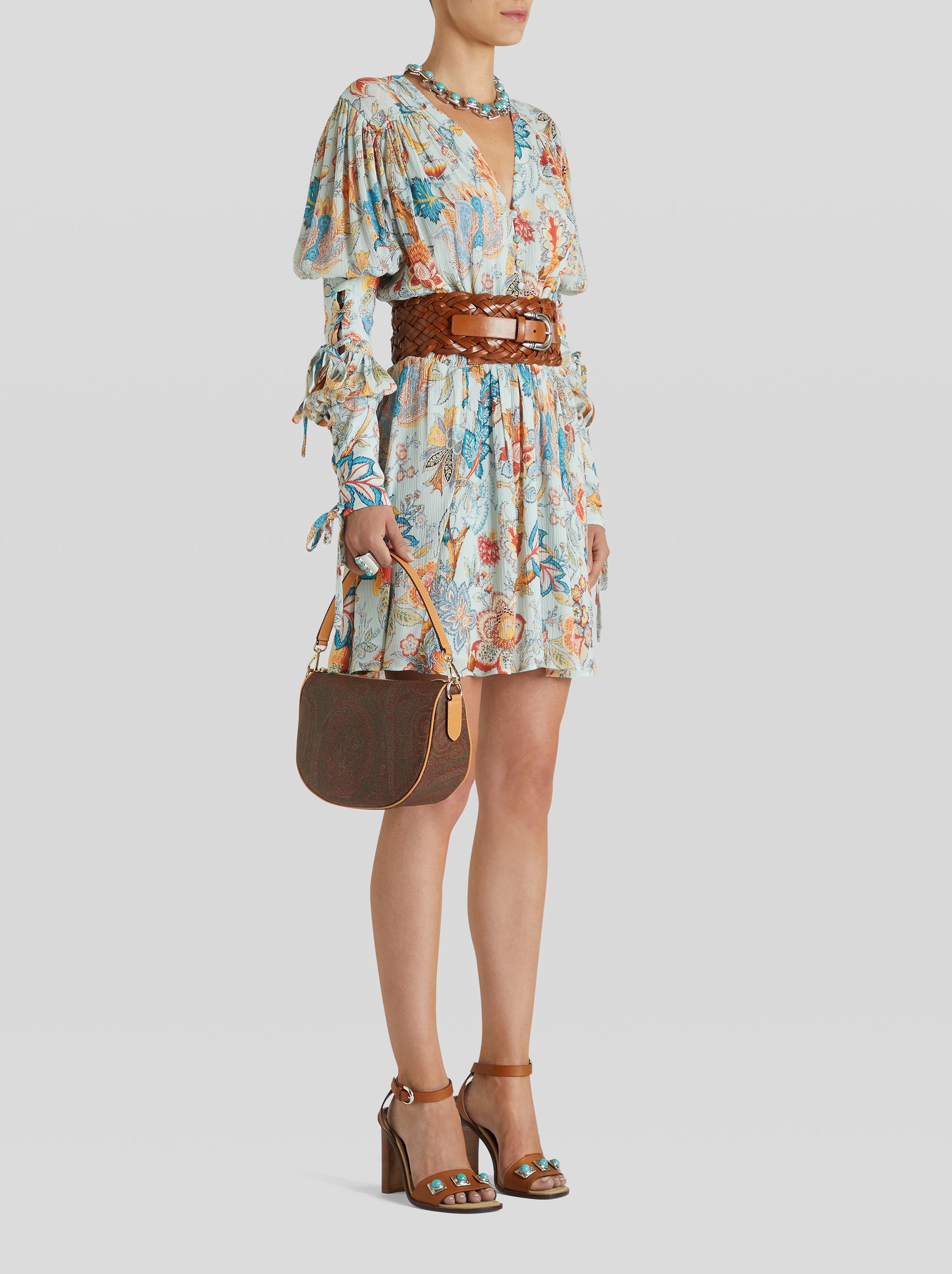 PAISLEY HANDBAG WITH SHOULDER STRAP - 2