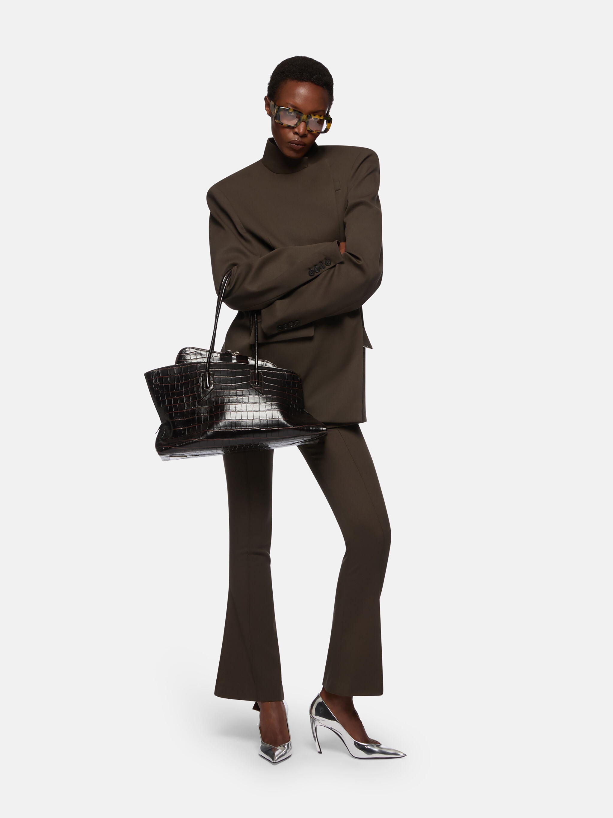 BROWN LONG PANT - 4