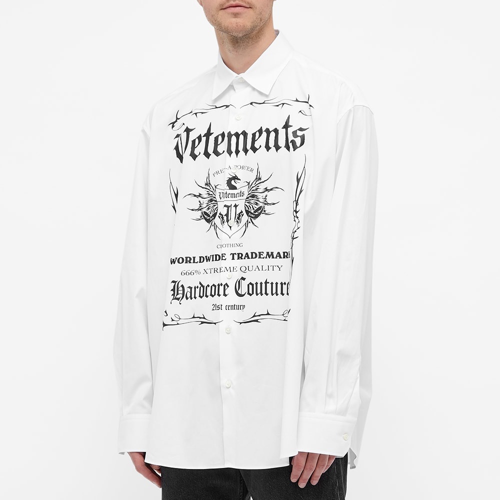 VETEMENTS Black Label Shirt - 3