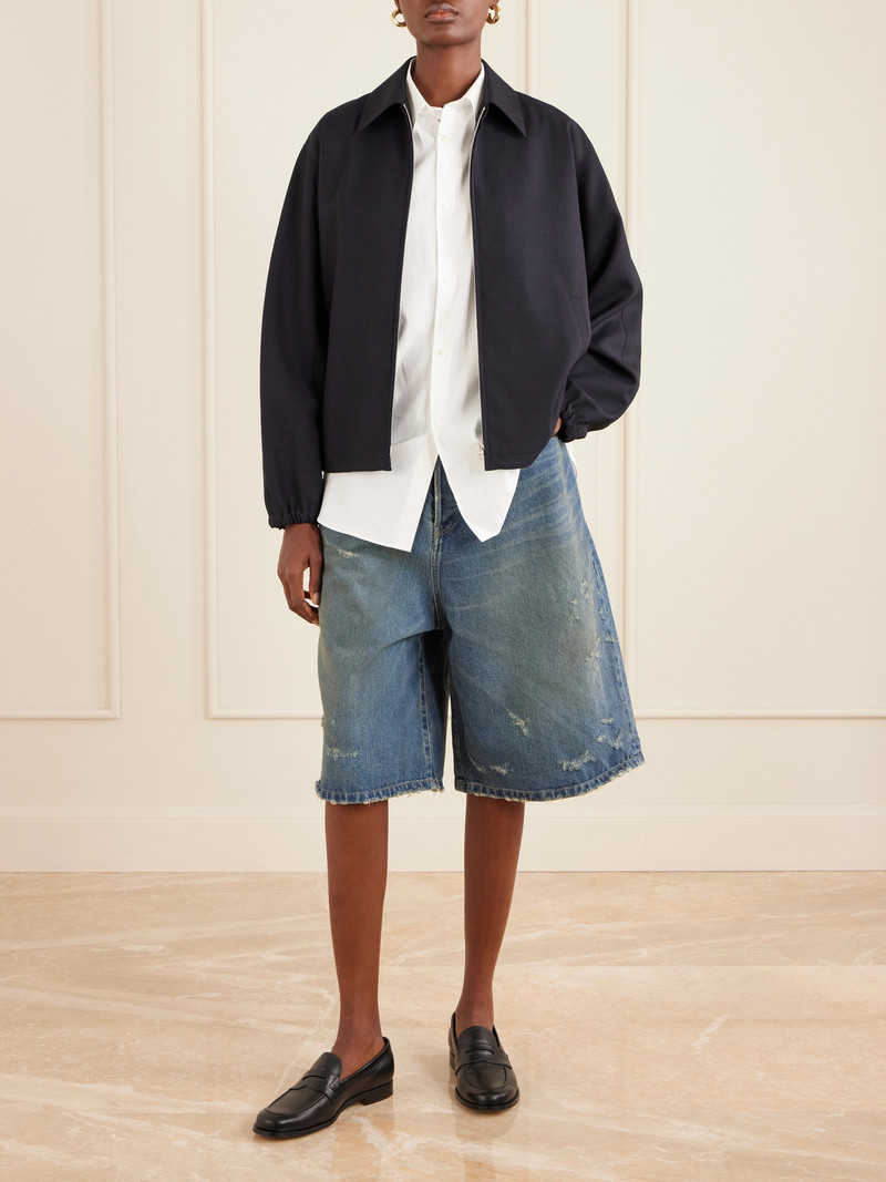 ssstein Distressed Denim Shorts outlook