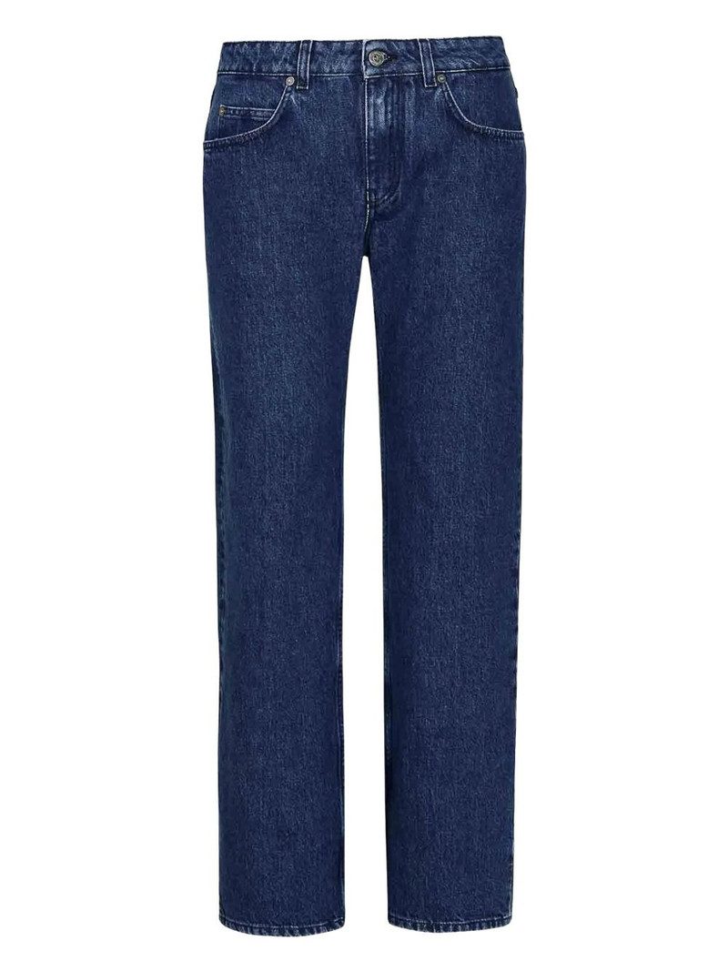 logo-patch denim jeans 1