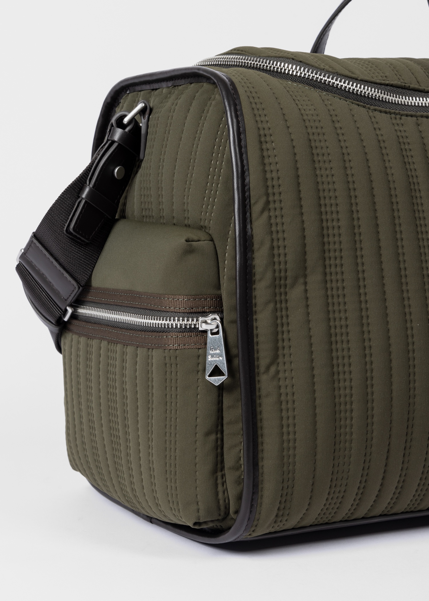 Khaki Quilted Holdall - 4