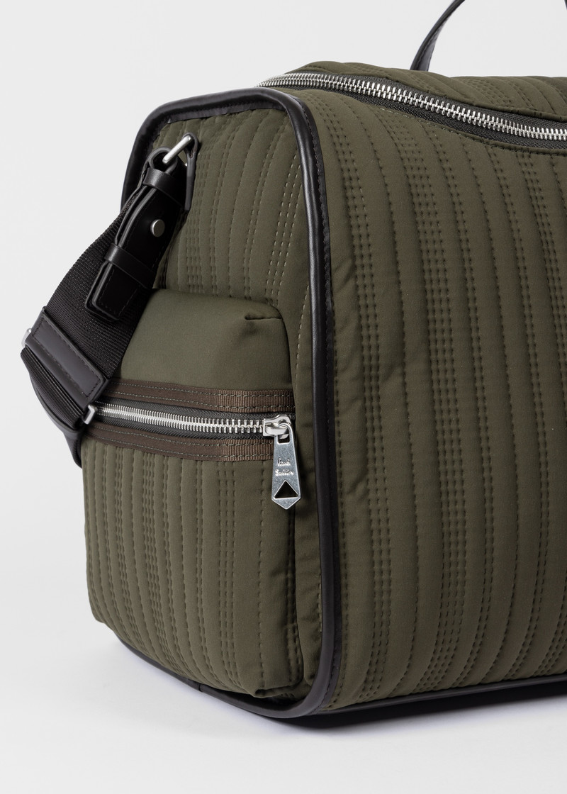 Khaki Quilted Holdall 4