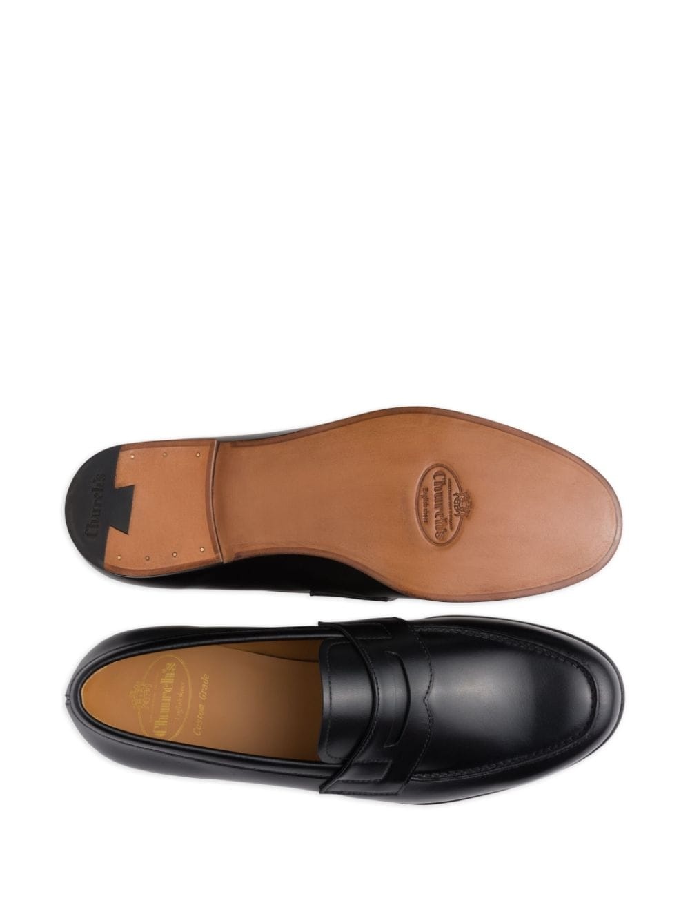 Heswall 2 penny leather loafers - 4