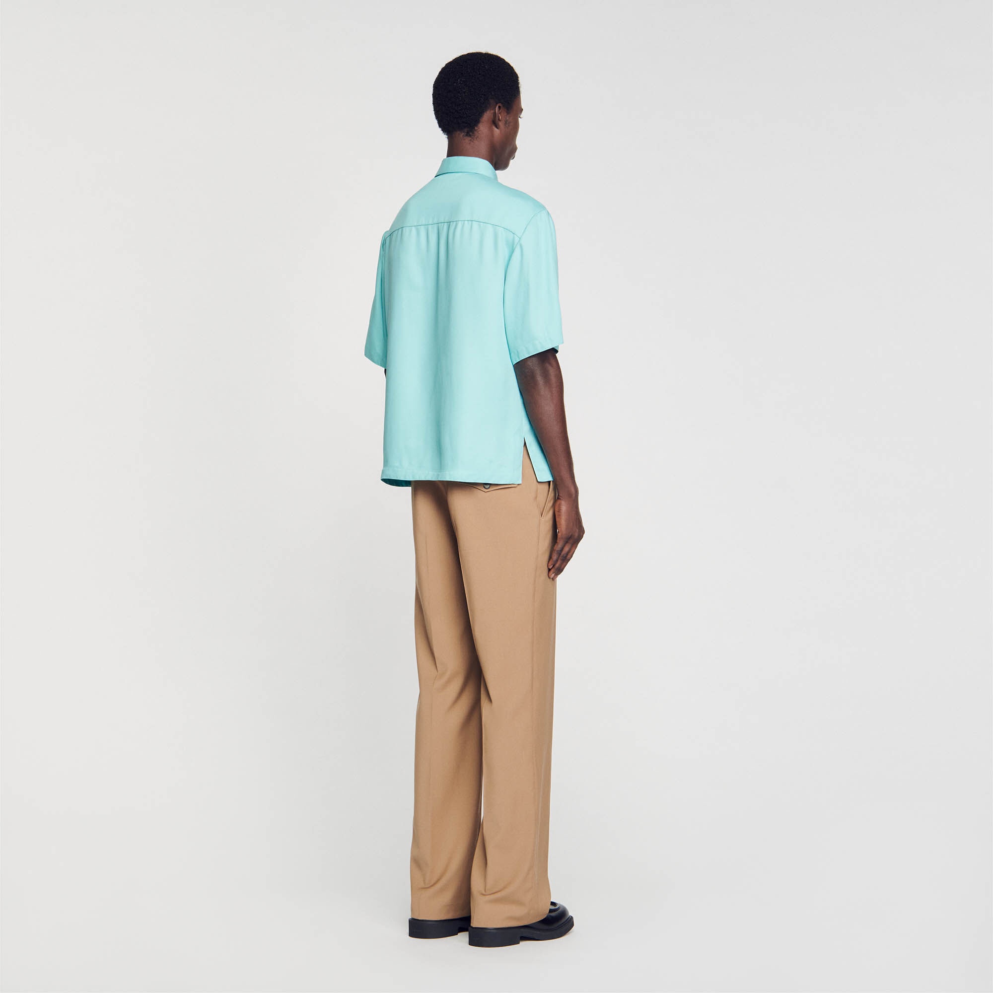 BUTTON-FRONT SHIRT - 6