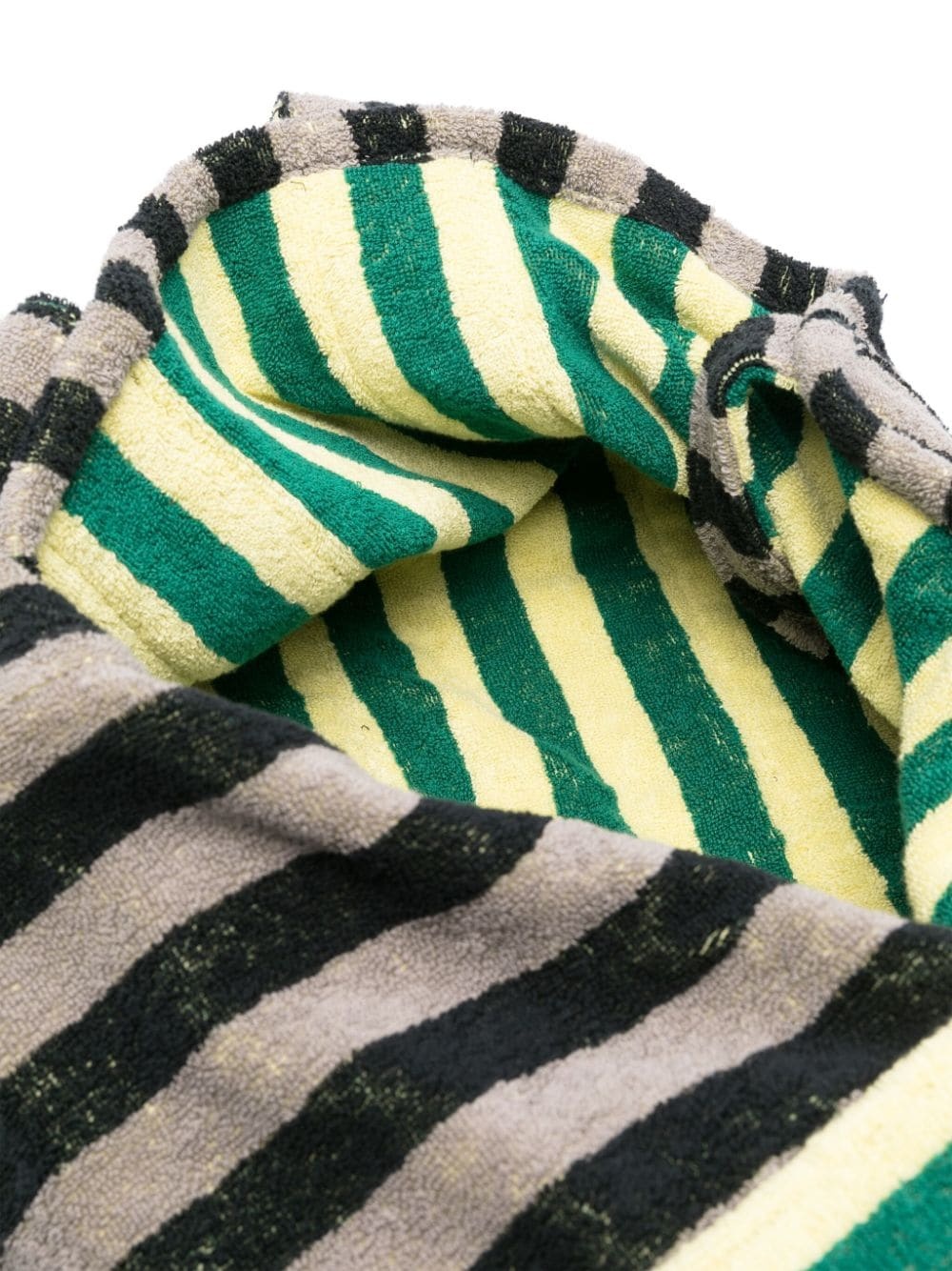 logo-print striped cotton tote bag - 4