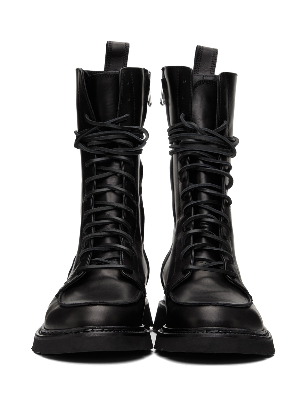 Zip Combat Boots - 2