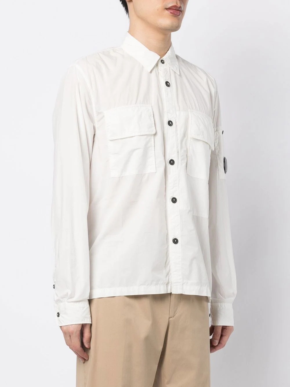 Lens detail long sleeve shirt - 3