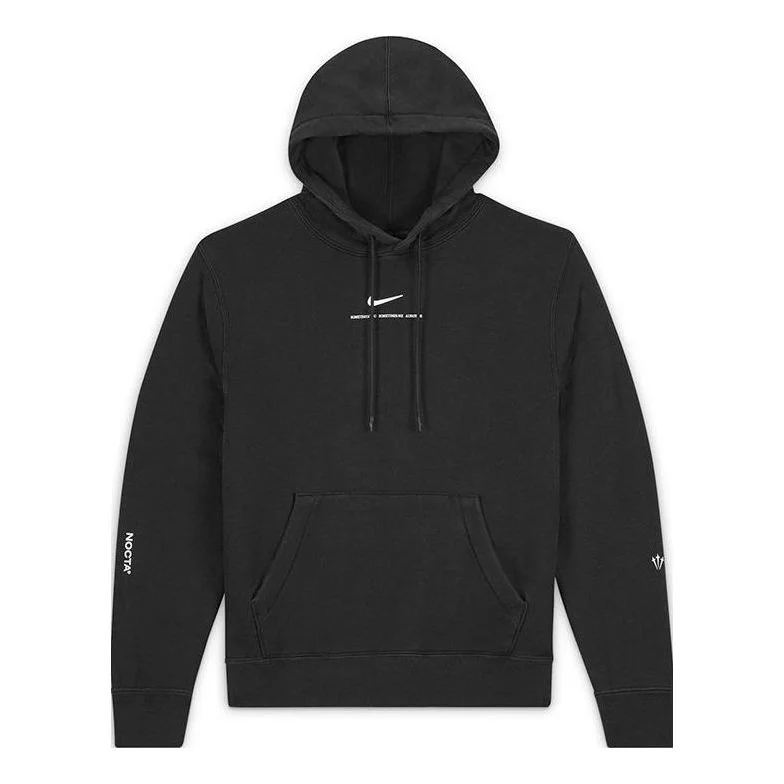 Men's Nike x Drake Crossover NOCTA Series Minimalistic Logo Printing Basketball Sports Autumn Black - 1