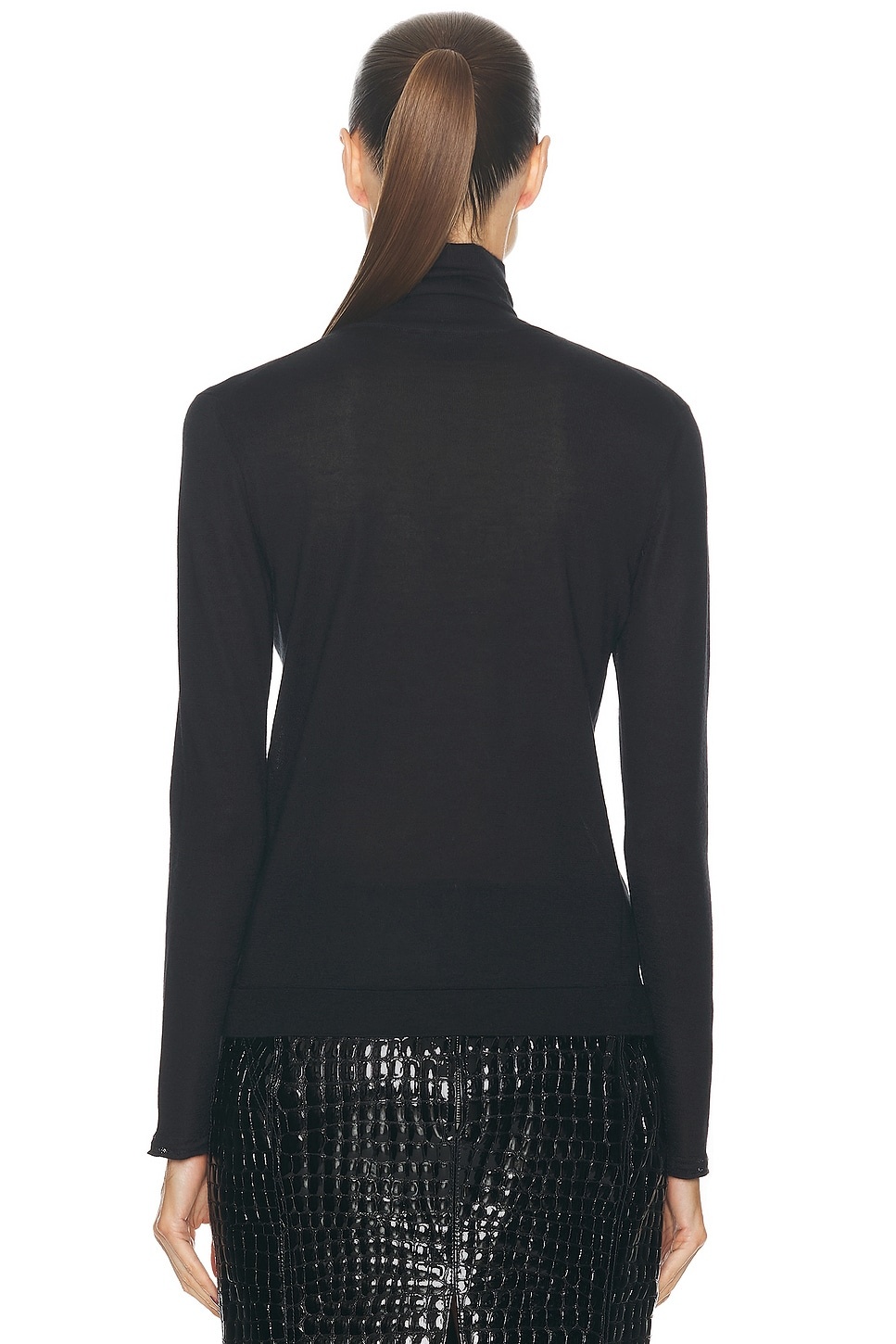 Cashmere Turtleneck Top - 3