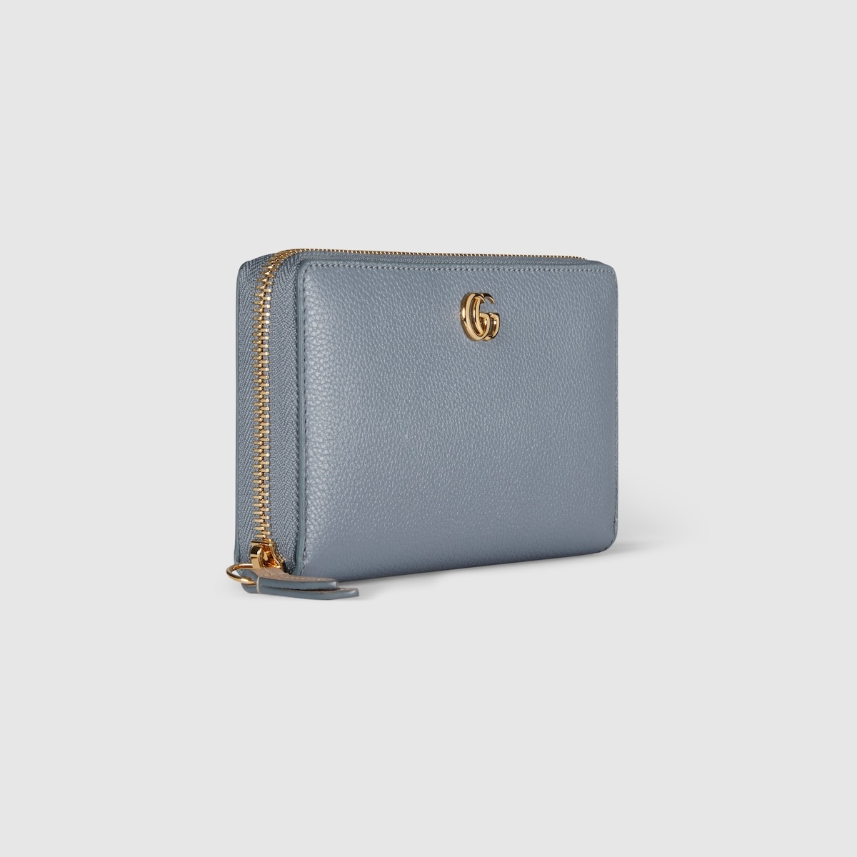 Bi-color GG Marmont zip around wallet - 3