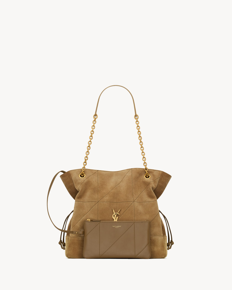 SAINT LAURENT SMALL JAMIE SHOPPING IN SUEDE outlook