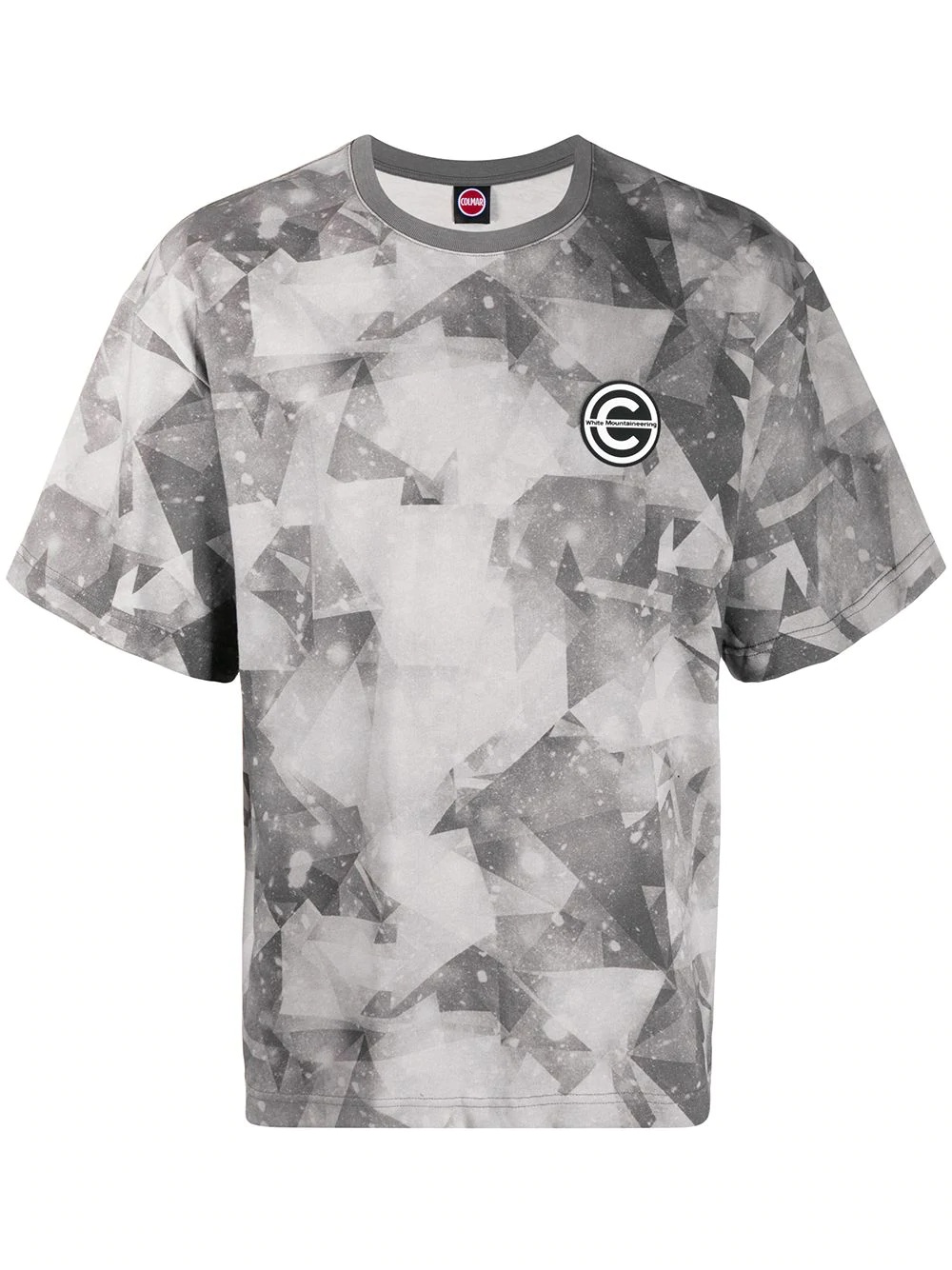 geometric print T-shirt - 1