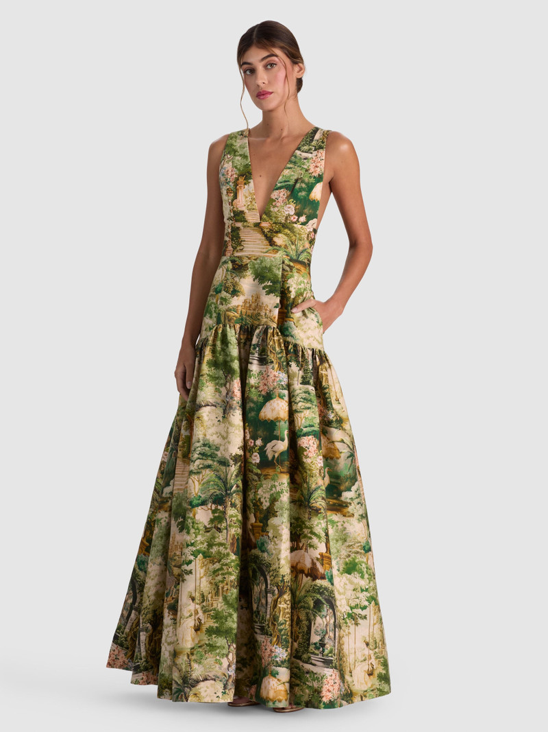 LILA STRUCTURED GOWN 1