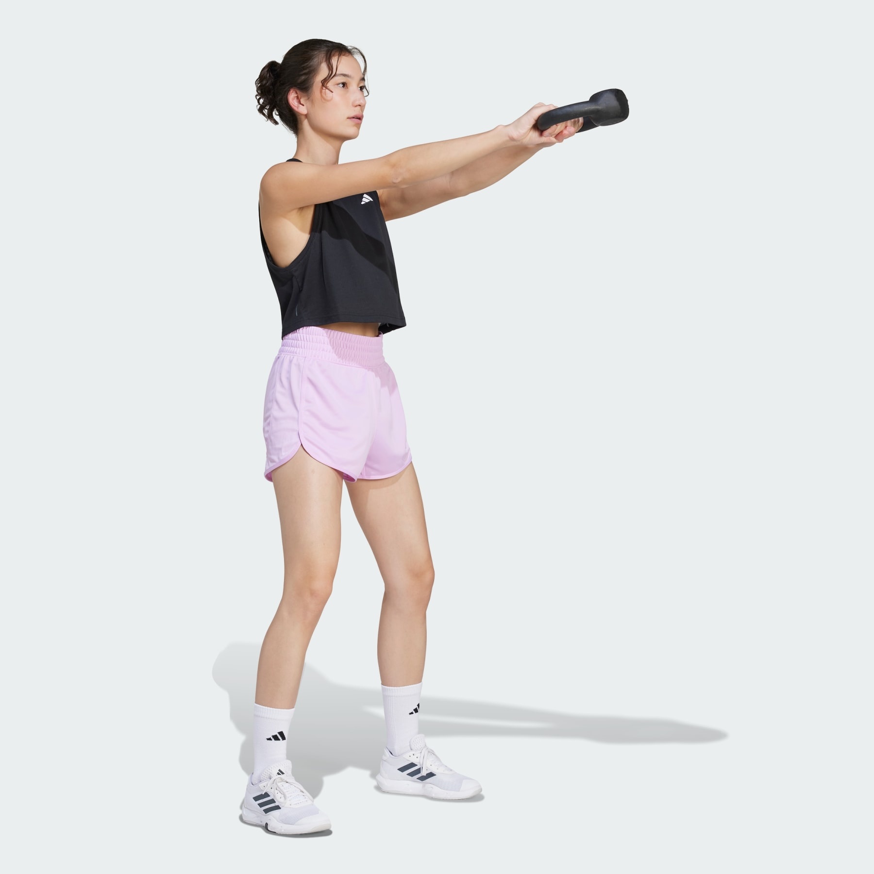 Pacer Essentials Knit High-Rise Shorts - 4