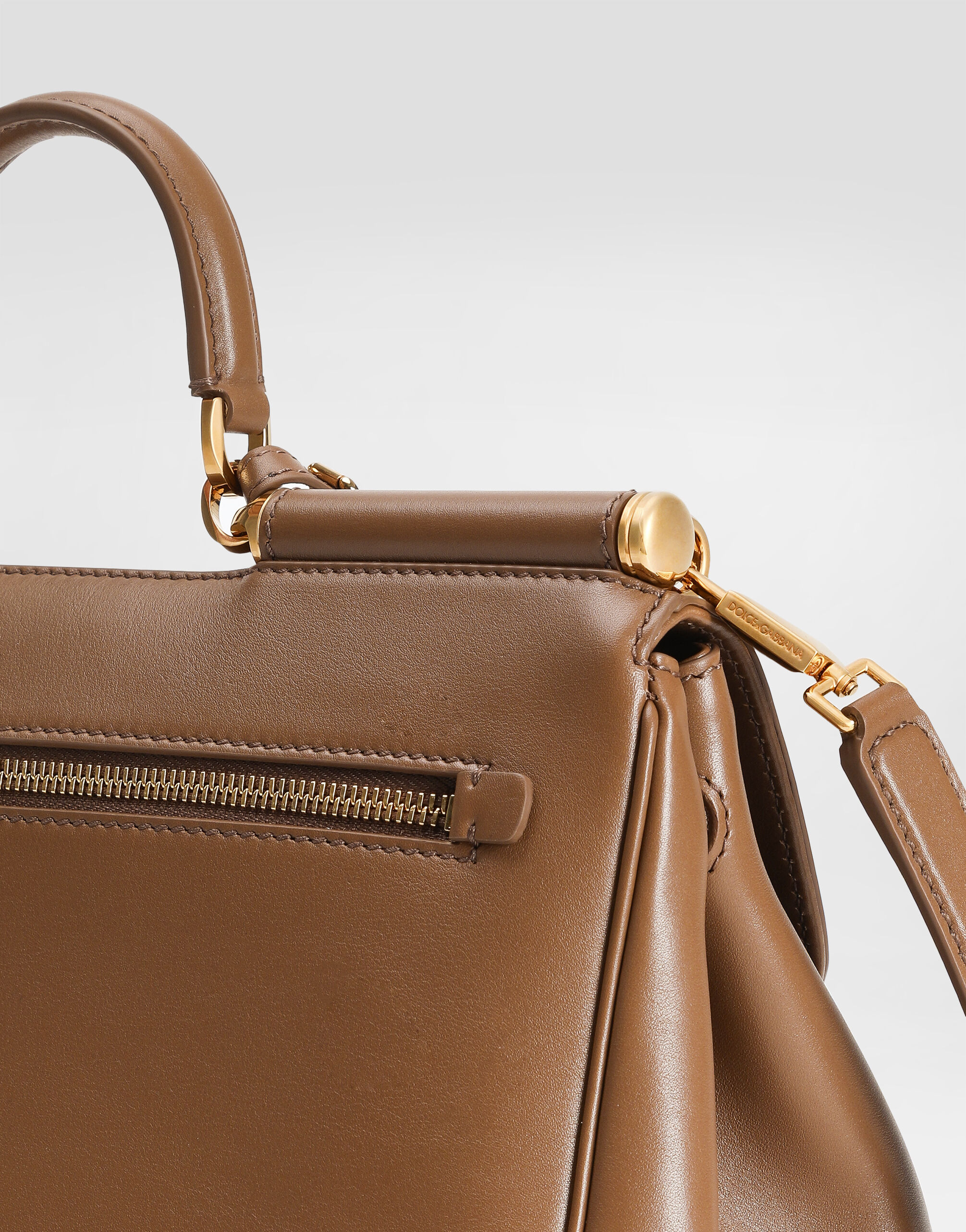 My Sicily handbag in plongé calfskin - 7