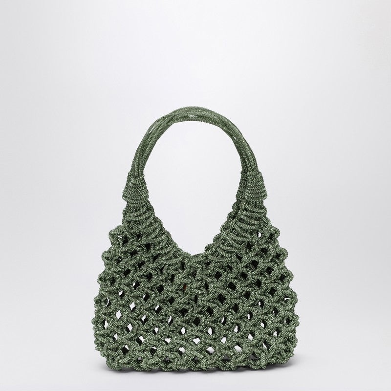 Hibourama - Hibourama Green Vannifique Small bag with crystals - 2