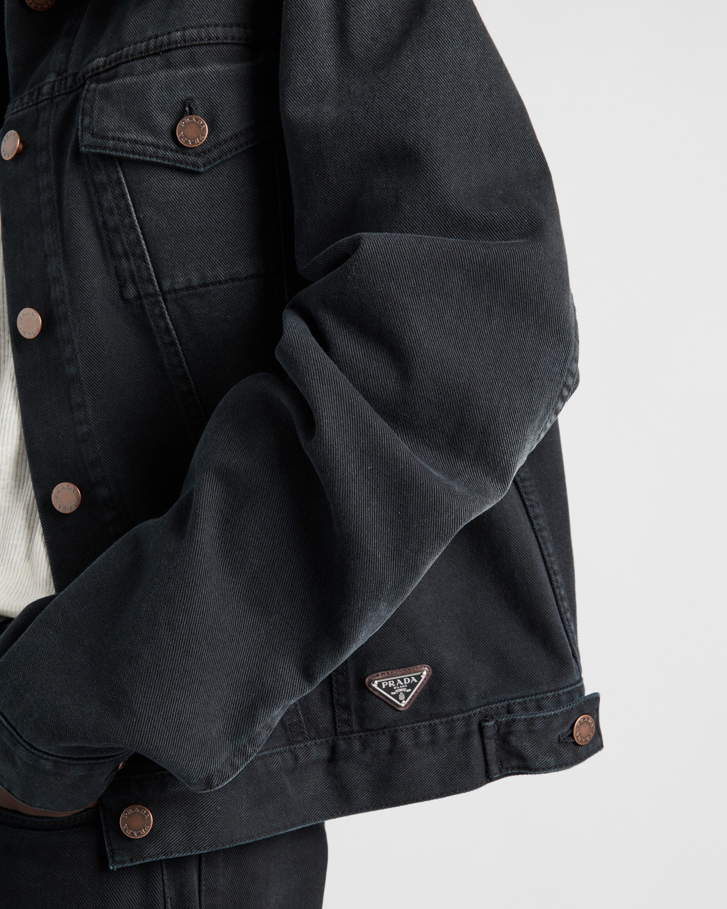 Denim blouson jacket - 6